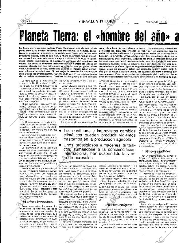ABC MADRID 18-01-1989 página 52