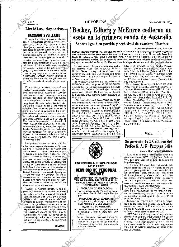ABC MADRID 18-01-1989 página 58