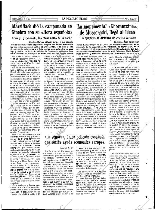 ABC MADRID 18-01-1989 página 65