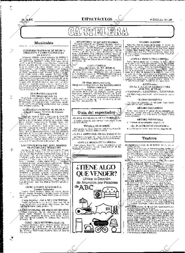ABC MADRID 18-01-1989 página 68