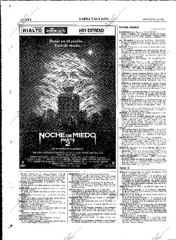 ABC MADRID 18-01-1989 página 72