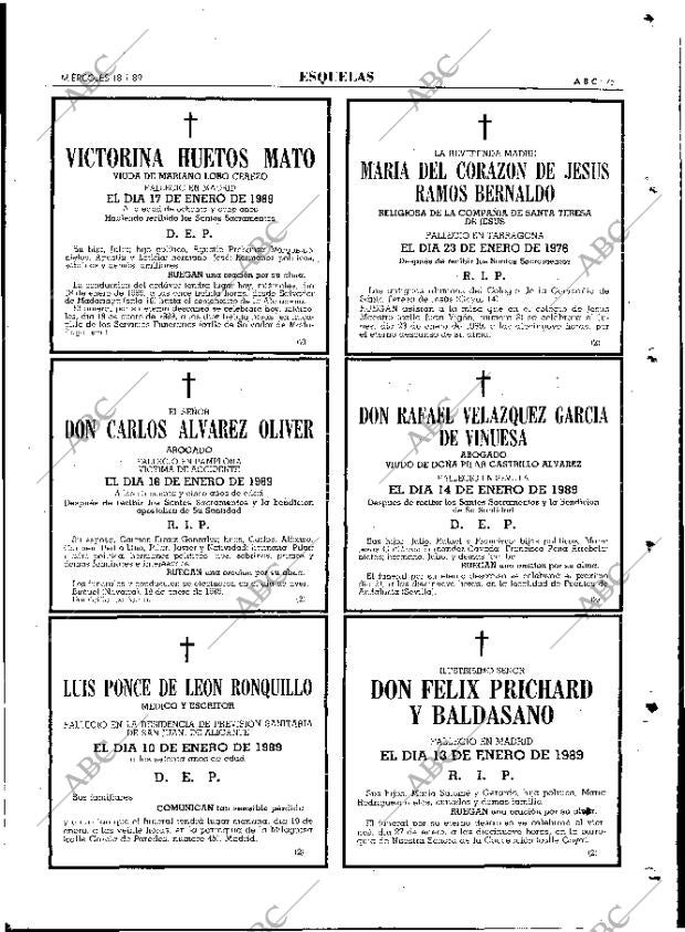 ABC MADRID 18-01-1989 página 75