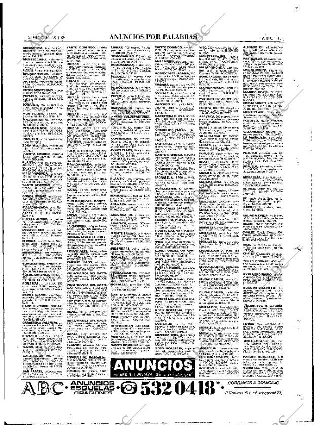 ABC MADRID 18-01-1989 página 85