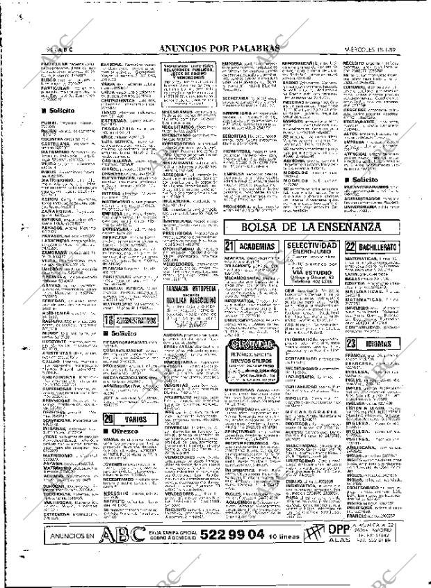 ABC MADRID 18-01-1989 página 94