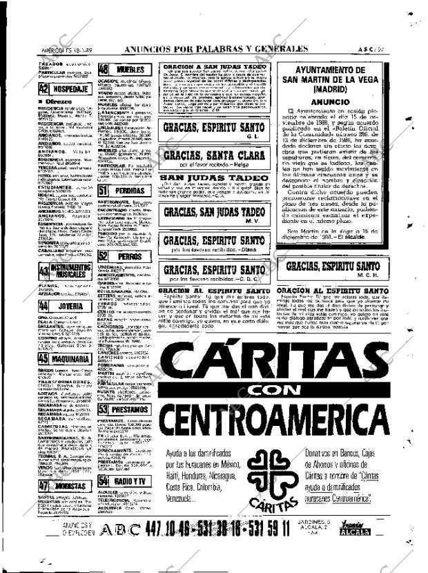 ABC MADRID 18-01-1989 página 97