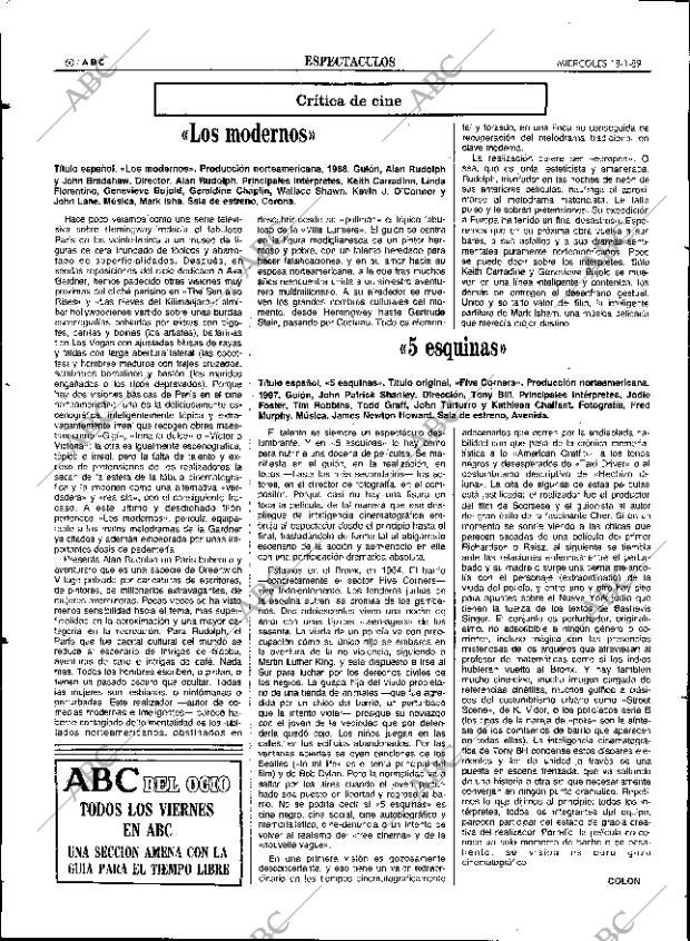 ABC SEVILLA 18-01-1989 página 60