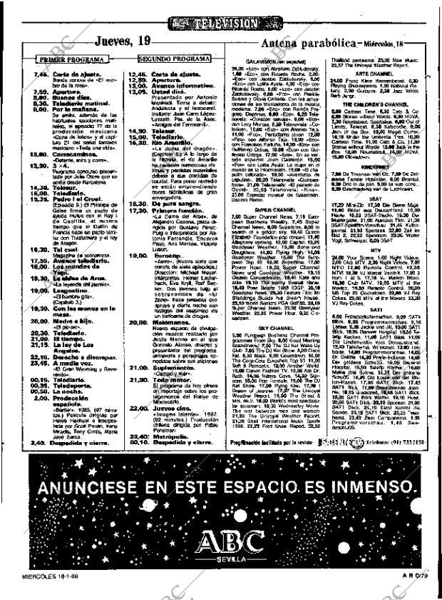 ABC SEVILLA 18-01-1989 página 79