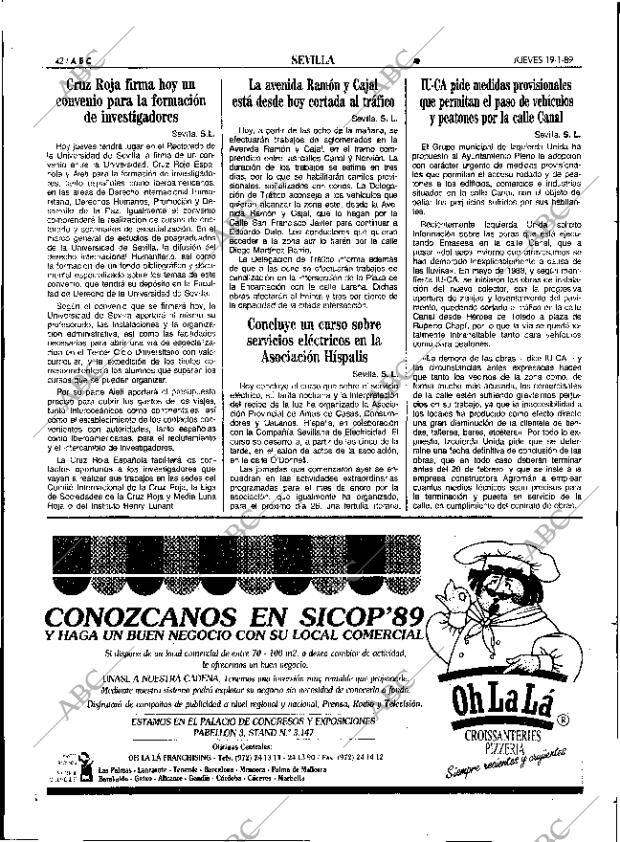 ABC SEVILLA 19-01-1989 página 42