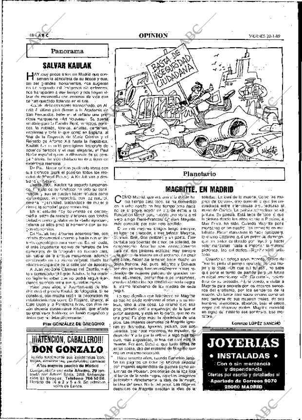 ABC MADRID 20-01-1989 página 18