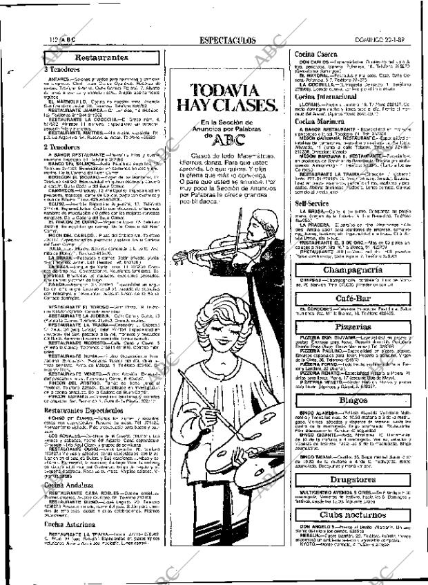 ABC SEVILLA 22-01-1989 página 112