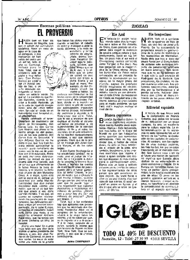 ABC SEVILLA 22-01-1989 página 24