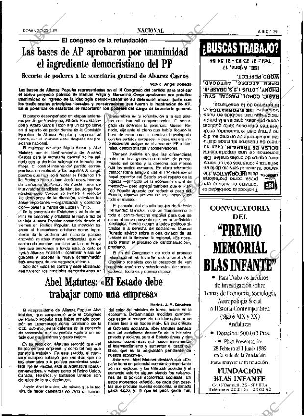 ABC SEVILLA 22-01-1989 página 29