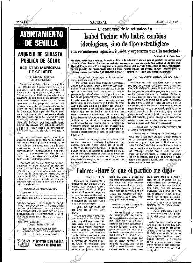 ABC SEVILLA 22-01-1989 página 30