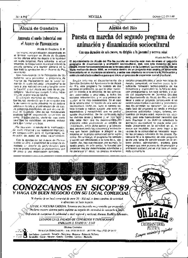 ABC SEVILLA 22-01-1989 página 56