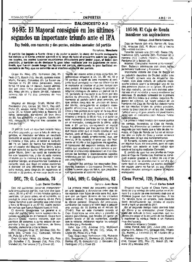 ABC SEVILLA 22-01-1989 página 99