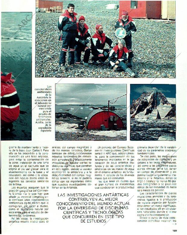 BLANCO Y NEGRO MADRID 22-01-1989 página 109