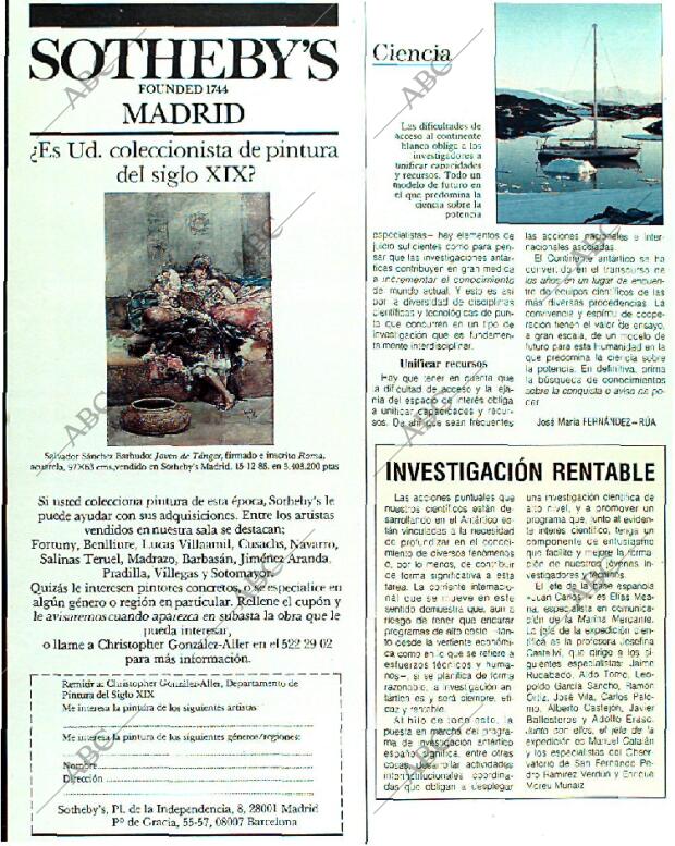 BLANCO Y NEGRO MADRID 22-01-1989 página 110