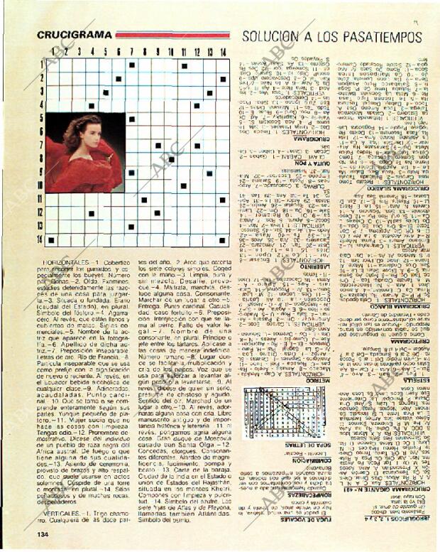 BLANCO Y NEGRO MADRID 22-01-1989 página 134