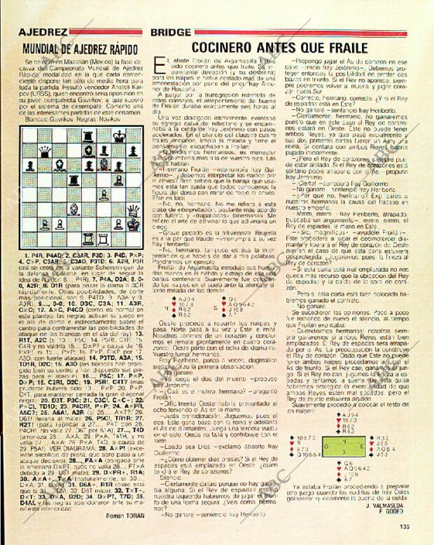 BLANCO Y NEGRO MADRID 22-01-1989 página 135