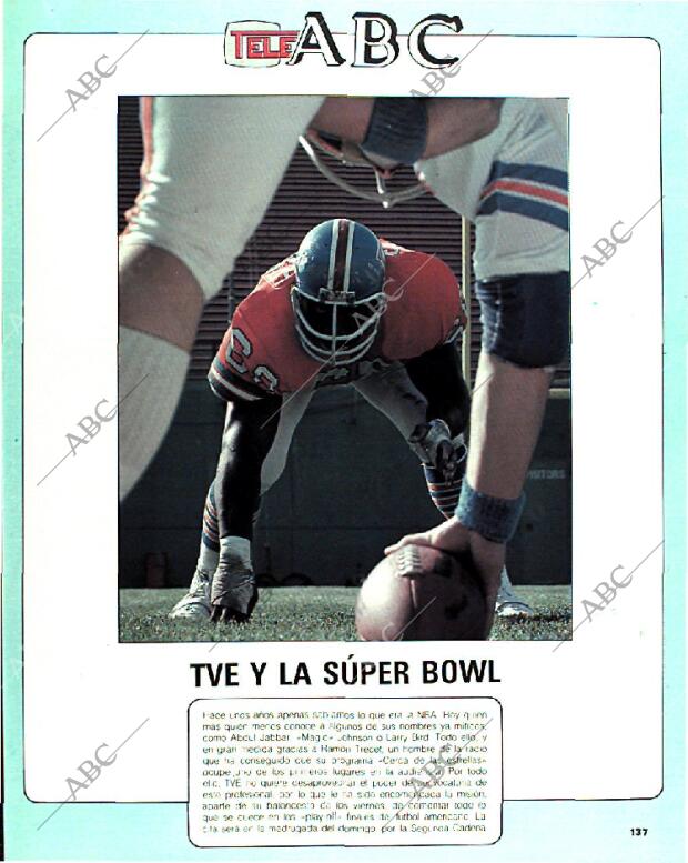 BLANCO Y NEGRO MADRID 22-01-1989 página 137