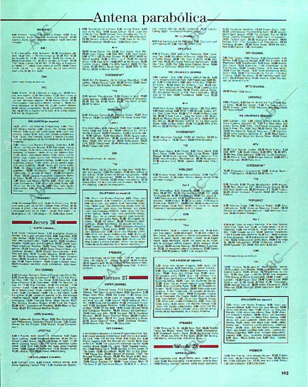 BLANCO Y NEGRO MADRID 22-01-1989 página 143