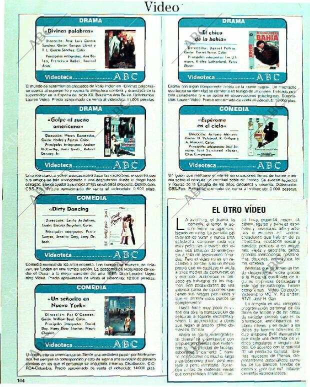 BLANCO Y NEGRO MADRID 22-01-1989 página 144