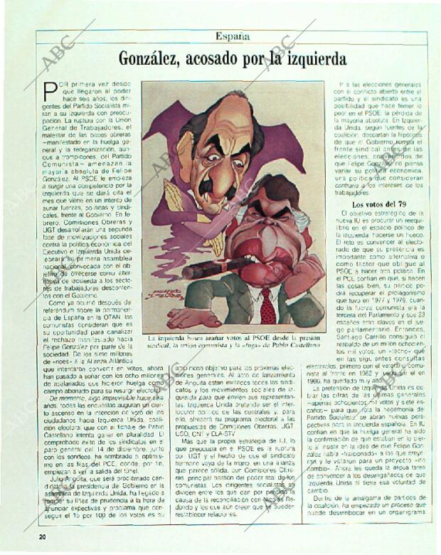 BLANCO Y NEGRO MADRID 22-01-1989 página 20