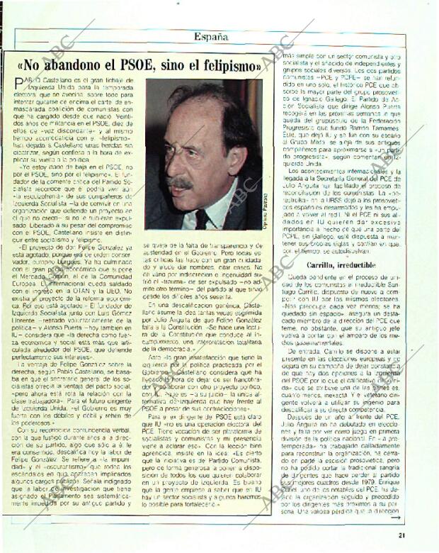 BLANCO Y NEGRO MADRID 22-01-1989 página 21