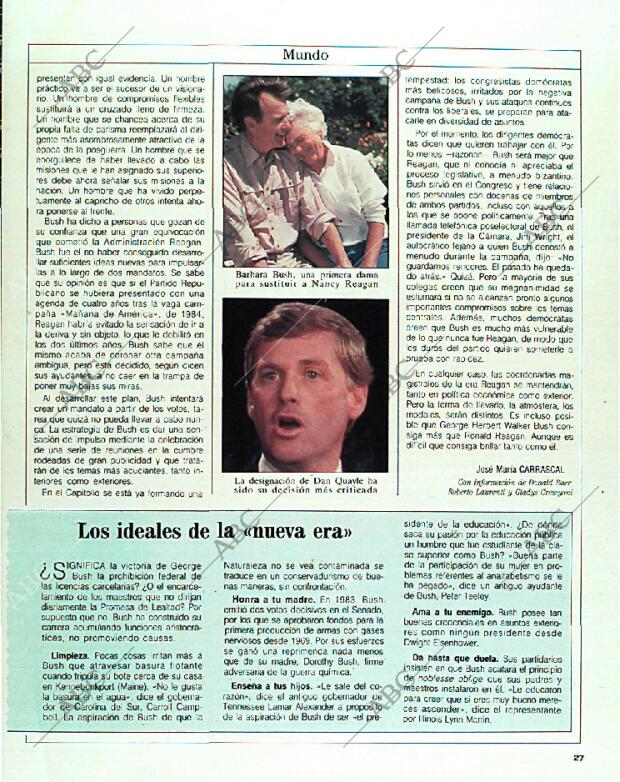 BLANCO Y NEGRO MADRID 22-01-1989 página 27