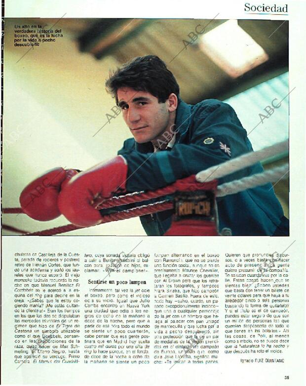 BLANCO Y NEGRO MADRID 22-01-1989 página 35