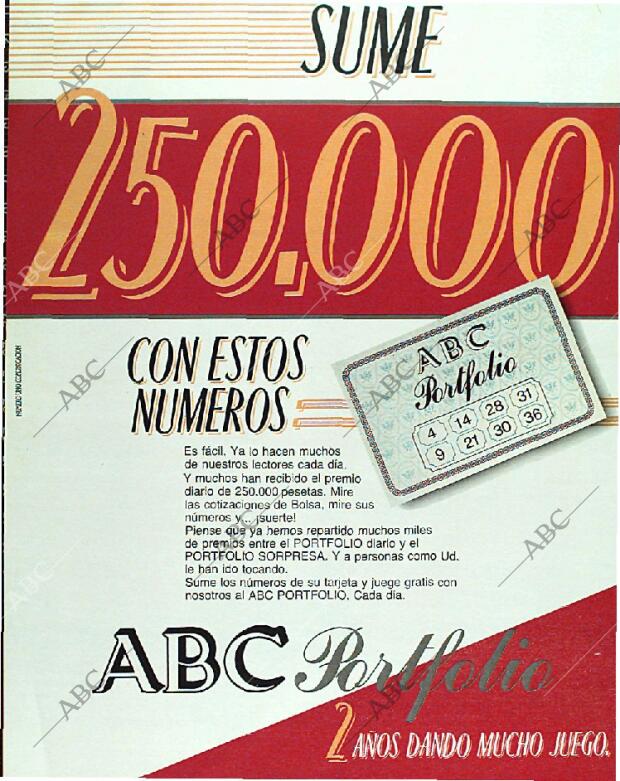 BLANCO Y NEGRO MADRID 22-01-1989 página 47