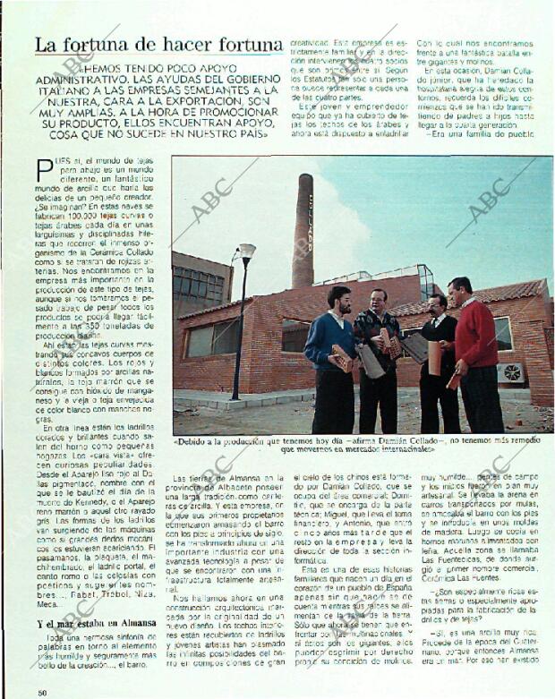 BLANCO Y NEGRO MADRID 22-01-1989 página 50