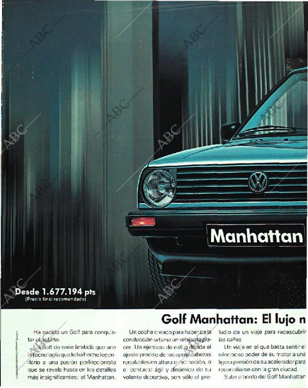 BLANCO Y NEGRO MADRID 22-01-1989 página 54