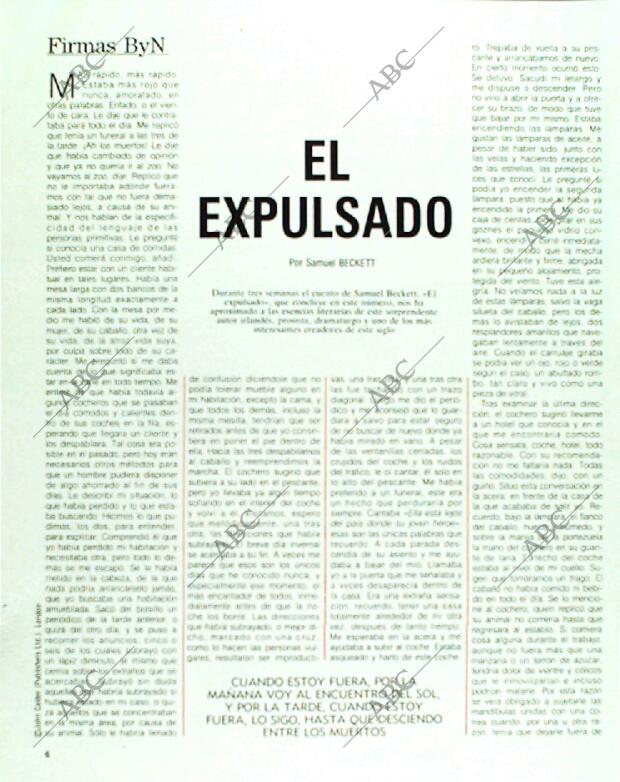 BLANCO Y NEGRO MADRID 22-01-1989 página 6