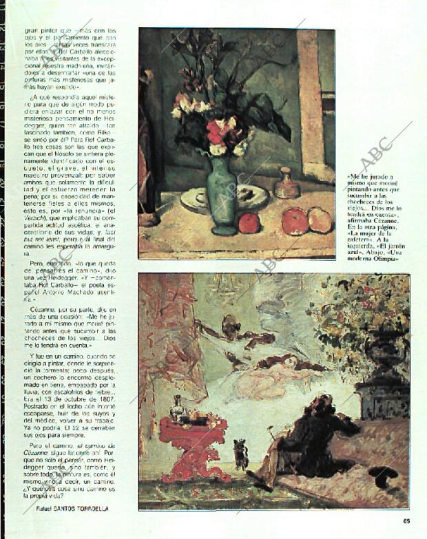 BLANCO Y NEGRO MADRID 22-01-1989 página 65