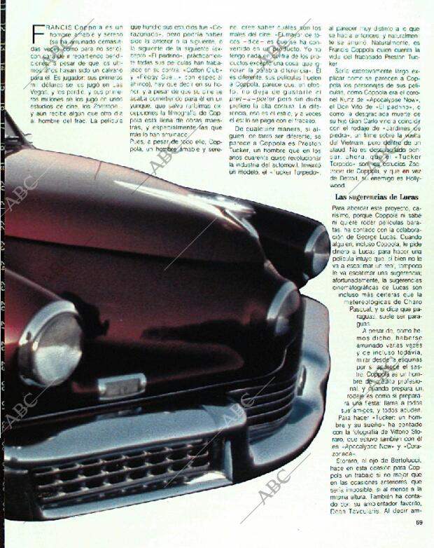 BLANCO Y NEGRO MADRID 22-01-1989 página 69