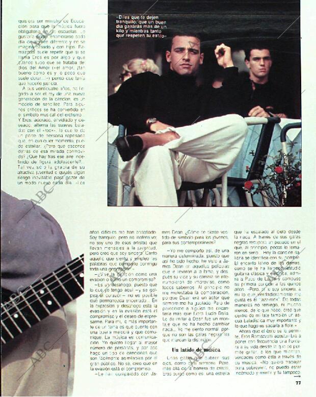 BLANCO Y NEGRO MADRID 22-01-1989 página 77