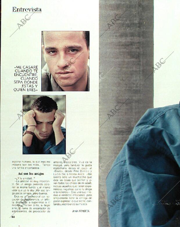 BLANCO Y NEGRO MADRID 22-01-1989 página 80