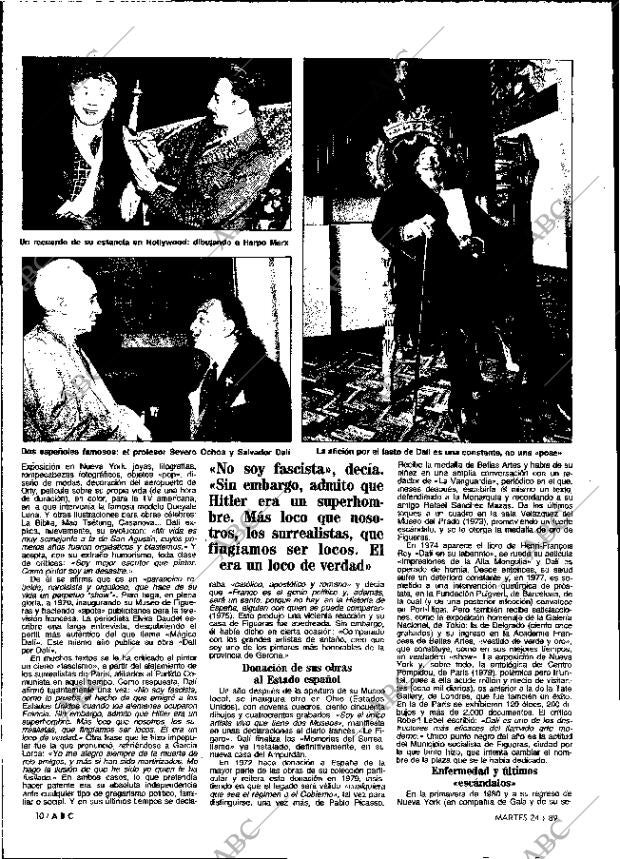 ABC MADRID 24-01-1989 página 10