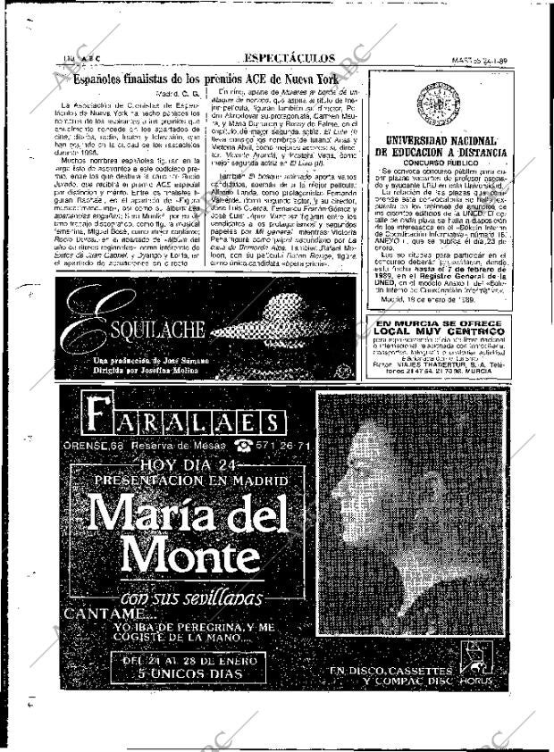 ABC MADRID 24-01-1989 página 110