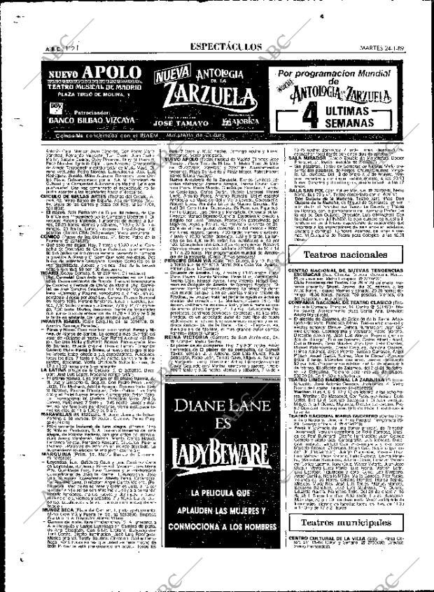 ABC MADRID 24-01-1989 página 112