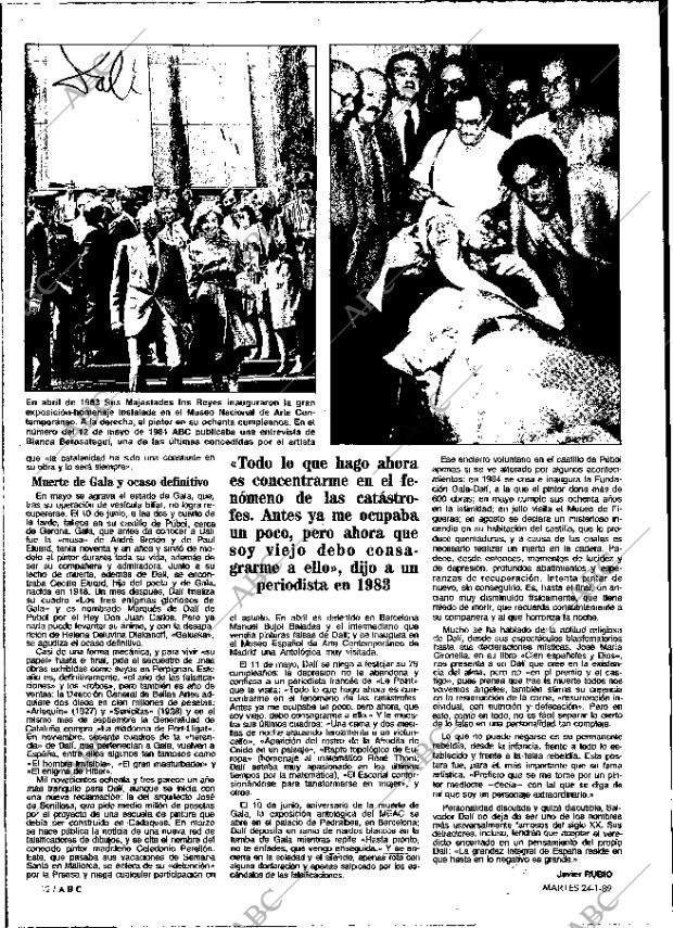 ABC MADRID 24-01-1989 página 12