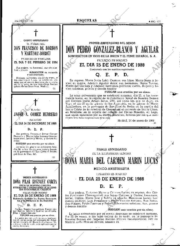 ABC MADRID 24-01-1989 página 121