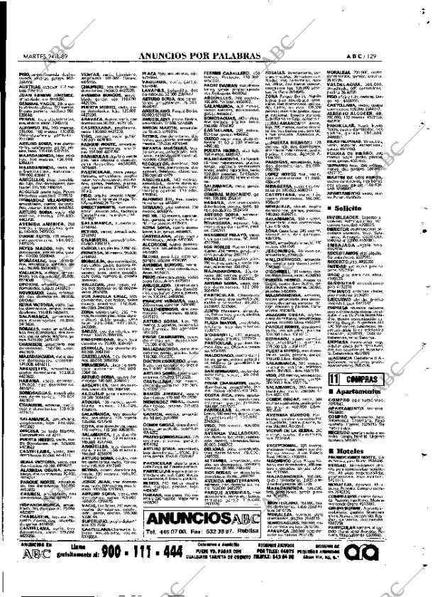 ABC MADRID 24-01-1989 página 129