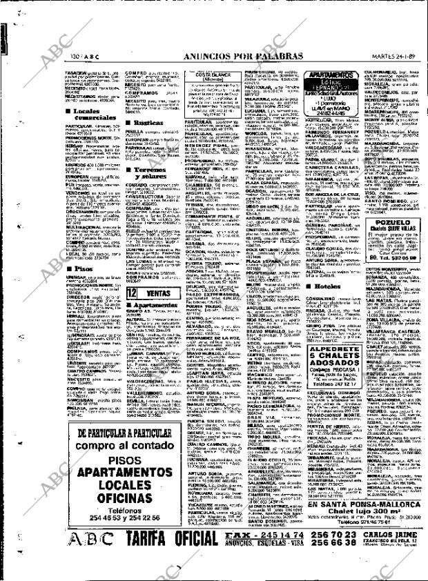 ABC MADRID 24-01-1989 página 130