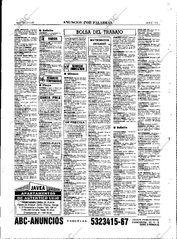 ABC MADRID 24-01-1989 página 139