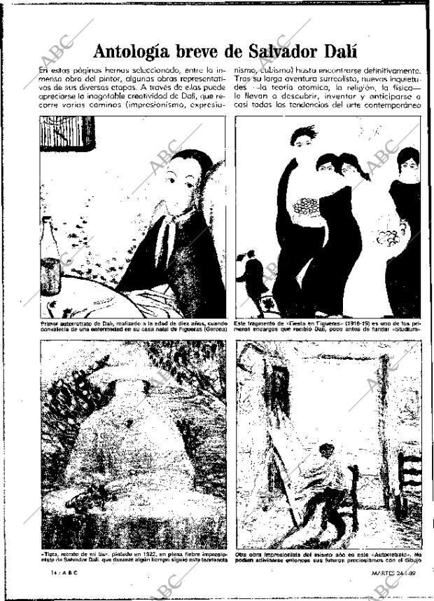 ABC MADRID 24-01-1989 página 14