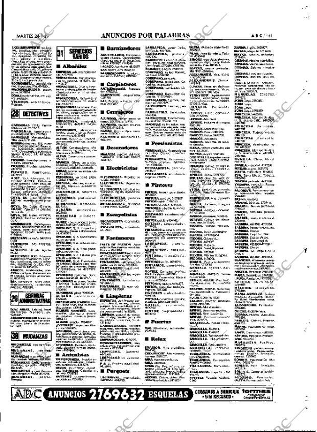 ABC MADRID 24-01-1989 página 141