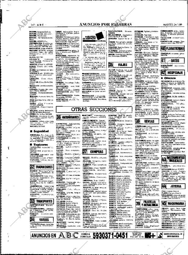 ABC MADRID 24-01-1989 página 142