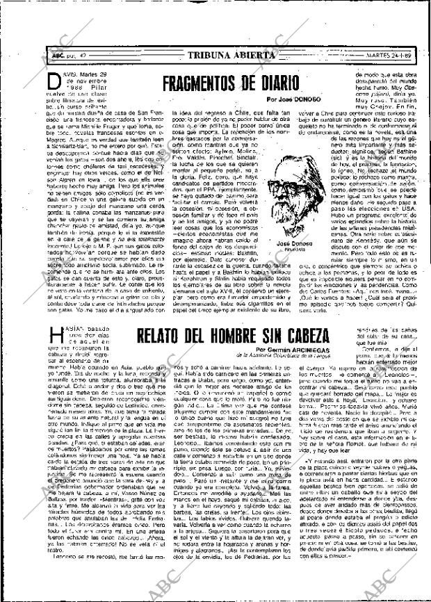 ABC MADRID 24-01-1989 página 42